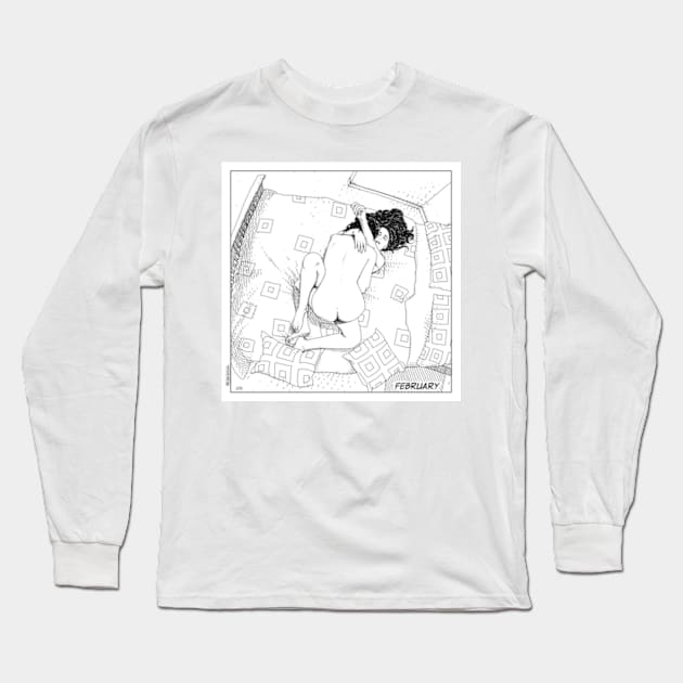 asc 547_My New Year's resolutions_February Long Sleeve T-Shirt by apolloniasaintclair